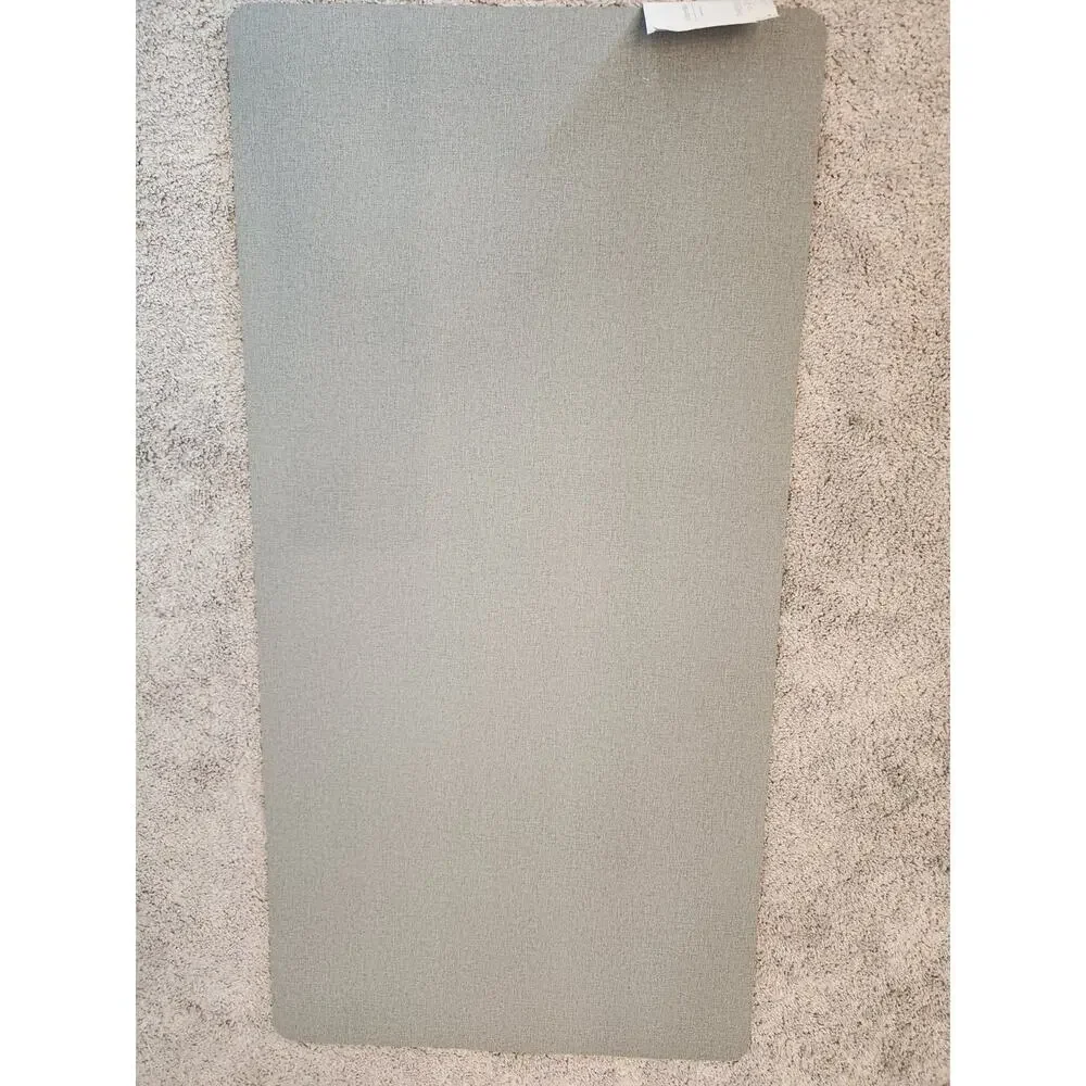 Threshold Non-Skid Kitchen Mat 20x40in NEW Gray Rubber Backing